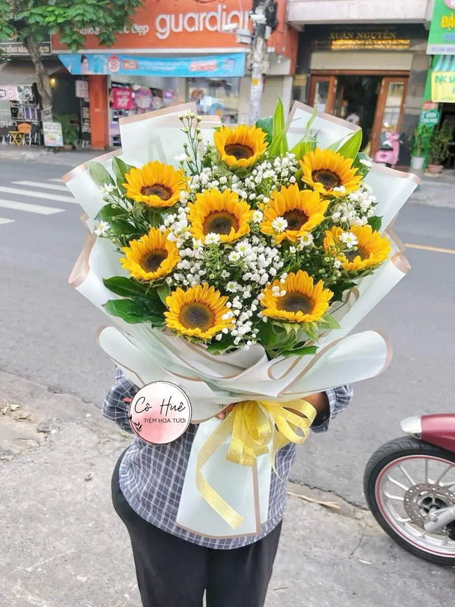 Bó hướng dương baby - ảnh 1
